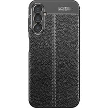 Cavora Samsung Galaxy A05 Uyumlu Kamera Korumalı Deri Görünümlü Darbe Emici Tam Korumalı Auto Focus Lüks Silikon Kılıf