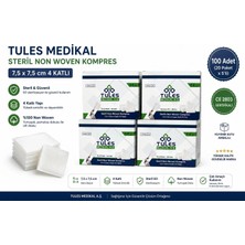 Tules  Steril Non Woven Gaz Kompresi  7,5x7,5 cm (20'li Paket)