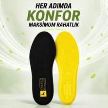 Black Deer  X15 Yumuşak Ortopedik Tabanlık,Rahat Tabanlık,Konfor Tabanı,Spor Tabanlığı,Erkek,Kadın, Siyah