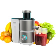 Cecotec Juice Fresh 400 Titan Katı Meyve Sıkacağı 400W | 55 mm Geniş Ağız, Titanyum Disk
