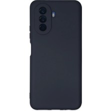 Uravas Store Huawei Nova Y70 Kılıf Nano Içi Kadife Silikon - Lacivert