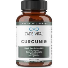 Zade Vital Curcunig 60 Kapsül (Çörek Otu Yağı, Zerdeçal, Boswellia Serrata, Piperin, Manganez)