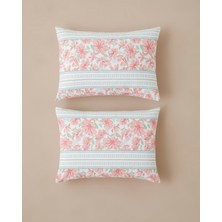 English Home Bera Kolay Ütülenir 2'li Yastık Kılıfı 50x70 cm Pembe