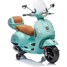 Ningbo Vespa 12 V Akülü Scooter Mavi