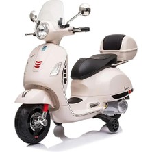 Ningbo Vespa 12 V Akülü Scooter Beyaz