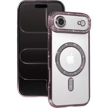 Uravas Store Newface Apple Iphone 17 Air Joke Simli Magneticsafe Kılıf - Pembe