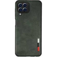 Uravas Store Newface Samsung Galaxy M33 Kılıf Loop Deri Silikon - Yeşil