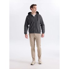 Blauer Gri Erkek Kapüşonlu Standart Fit Sweatshirt 25WBLUF02056-969 Pender