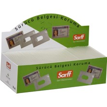  sarff ehliyet kabı pvc lüx 55x85 mm yatay a-031h (100 lü paket)