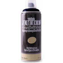  artdeco akrilik sprey boya 400ml mat siyah m790