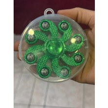 Cuffcufftoys Yeşil Metal Stres Çarkı Modelleri Uzun Dönen 9x9 cm