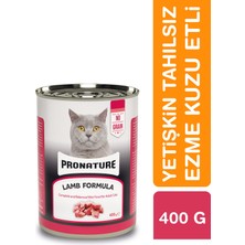 Pronature Tahılsız Yetişkin Yaş Kedi Maması (Adult) – Ezme Kuzu Etli - 400GR