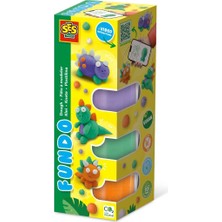 Ses Creative FunDo Oyun Hamuru - Dinozorlar (3x90gr-1x40gr)