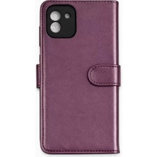 Prativas Newface Galaxy A03 Core Kılıf S Kapaklı Kılıf - Mor