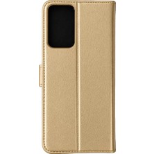 Mir Kitap Newface Samsung Galaxy A91 / S10 Lite Trend S Plus Kapaklı Kılıf - Gold