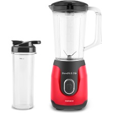 Karaca Blendfit Go Personal Kişisel Smoothie Blender Set Red