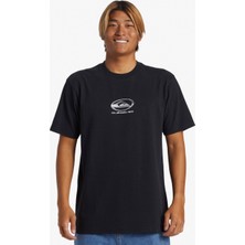 Quiksilver Chrome Logo Stn Erkek Siyah Tişört