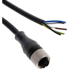 Telemecanique Sensors Telemecanique XZCP1164L5 ,DÜZ/M12/5PIN/DIŞI Pur-5mt Sensör Kablo