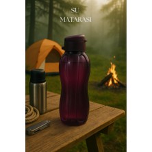 Mir Kitap Suluk &amp; Su Şişesi &amp; Sporcu Matara Mürdüm 1 Lt