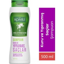 Komili Kuru ve Yıpranmış Saçlar İçin Vegan Temel Bakım Şampuanı - 500 ML