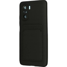 Mir Kitap Newface Xiaomi Mi 11I Kılıf Kelvin Kartvizitli Silikon - Siyah