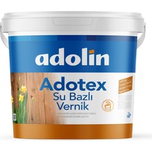 Adolin Adotex Su Bazlı Kokusuz Vernik Ahşap ve Hobi Verniği Parlak Şeffaf 2,5 Lt