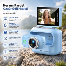 BGG Tech Aksiyon Kamerası 2.0" Flip Ekran,manyetik, Ayrılabilir Dış Mekan Video Kamerası Taşınabilir Cep Kamerası