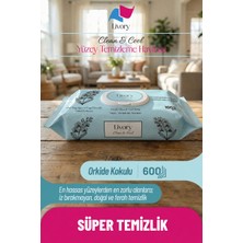 Livory Clean & Cool Serisi Yüzey Temizlik Havlusu Orkide Dokunuşu 6X100(600 Yaprak) Çok Amaçlı Premium Temizlik Havlusu