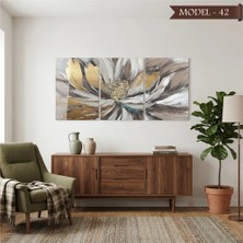 Akıllı Kağıt Cam Görünümlü Yapışkanlı Tablo Çiçek (Model- 42)
