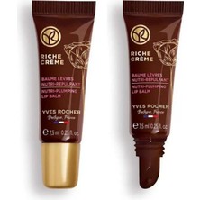 Yves Rocher Vitamin A ve Pantenol Içerikli Değerli Yağlar Dudak Balsamı 2'li Set Besleyici Yaşlanma Karşıtı 7.5 ml