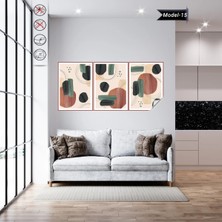 Akıllı Kağıt Statik Tutunma Özellikli Tablo - Poster Modern (Model- 15)