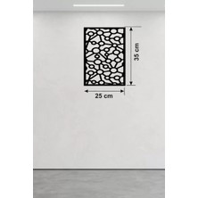 Decostyle Modern Bağlantı Temalı Ahşap Duvar Tablosu - 25X35 cm Lazer Kesim Soyut Pano