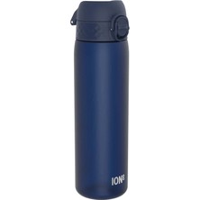 ION8 - Geri Dönüştürülmüş Plastik - Recyclon - İnce Suluk - Koyu Mavi - 500 ml - Sızdırmaz - BPA İçermeyen