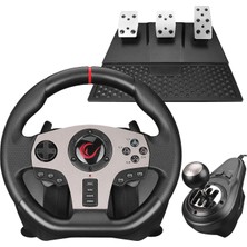 Rampage V902 Oyuncu Direksiyon Pc 3 Pedallı Oyuncu Direksiyonu  - ( Sadece Pc Uyumlu )