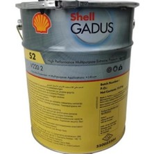 Shell Gadus S2 V220 2 15 kg Yüksek Performans Gresi