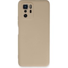 TeknoKapsül Newface Xiaomi Poco X3 Gt Kılıf Nano Içi Kadife Silikon - Pudra