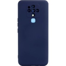 TeknoKapsül Newface Tecno Camon 16 Kılıf Nano Içi Kadife Silikon - Lacivert