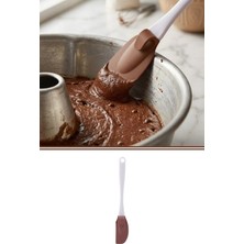 Silicolife SL28 Kahverengi Renk Küçük Spatula
