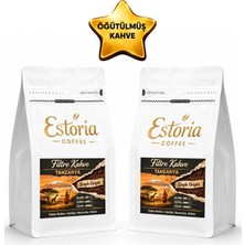 Estoria Coffee Tanzanya Filtre Kahve 500g ( 2x250g) | %100 Arabica | Canlı Asidite | Meyvemsi Aroma | Öğütülmüş