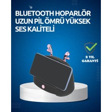 Mossem Akıllı Kablosuz Telefon Tutucu ve Stereo Hoparlör – Kolay Kullanım ve Yüksek Ses Kalitesi