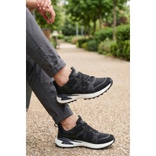 In Step Rover-X Serisi: Siyah Erkek Günlük Şehir ve Outdoor Spor Ayakkabı