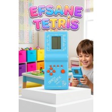 Farbu Oyuncak Pilli Sesli 9 Butonlu 9999 In 1 Renkli Nostaljik Tetris Eğitici ve Eğlenceli Oyuncak El Konsolu
