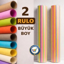 Nistabolje 20 Adet 50x70 cm Fon Kartonu 10 Renk(2 Rulo) Fon Kartonu
