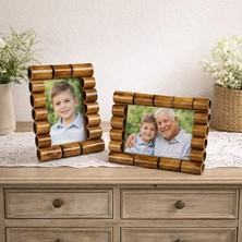 Digitronix Ahşap Bambu Fotoğraf Çerçevesi 10X15