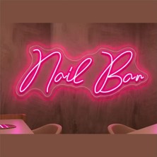 Neonled Nailbar Yazı (Tırnak) Neon LED Dekoratif Aydınlatma