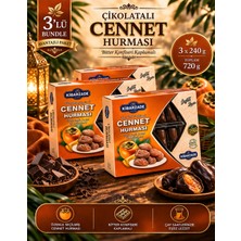 Kibarzade Çikolatalı Cennet Hurması 240 gr x 3 Adet