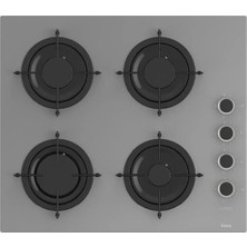 Ferre CS208-FA 60CM Gri Flameart Ankastre Ocak
