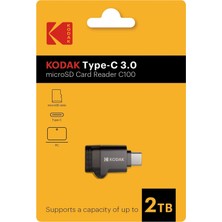 Kodak Micro Sd Kart Okuyucu Type-C 3.0    C100