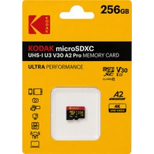 Kodak 256GB Micro Sd Uhs-I U3 V30PRO Hafıza Kartı