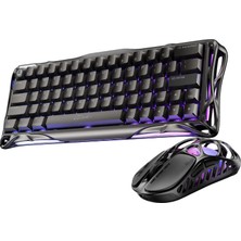 Gravastar Mercury V60 Pro Hall Effect, Rapid Trigger 8.000 Hz Kablolu Manyetik Klavye + Xpro 32.000 Dpı Rgb Kablosuz Mouse Oyuncu Seti, Gunmetal